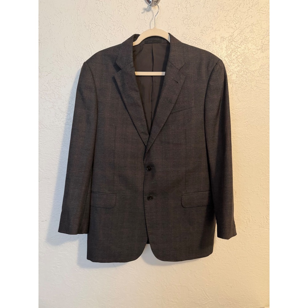 Armani Collezioni G Line Mens Dark Grey 2 Button Blazer Sport Coat Size 41R